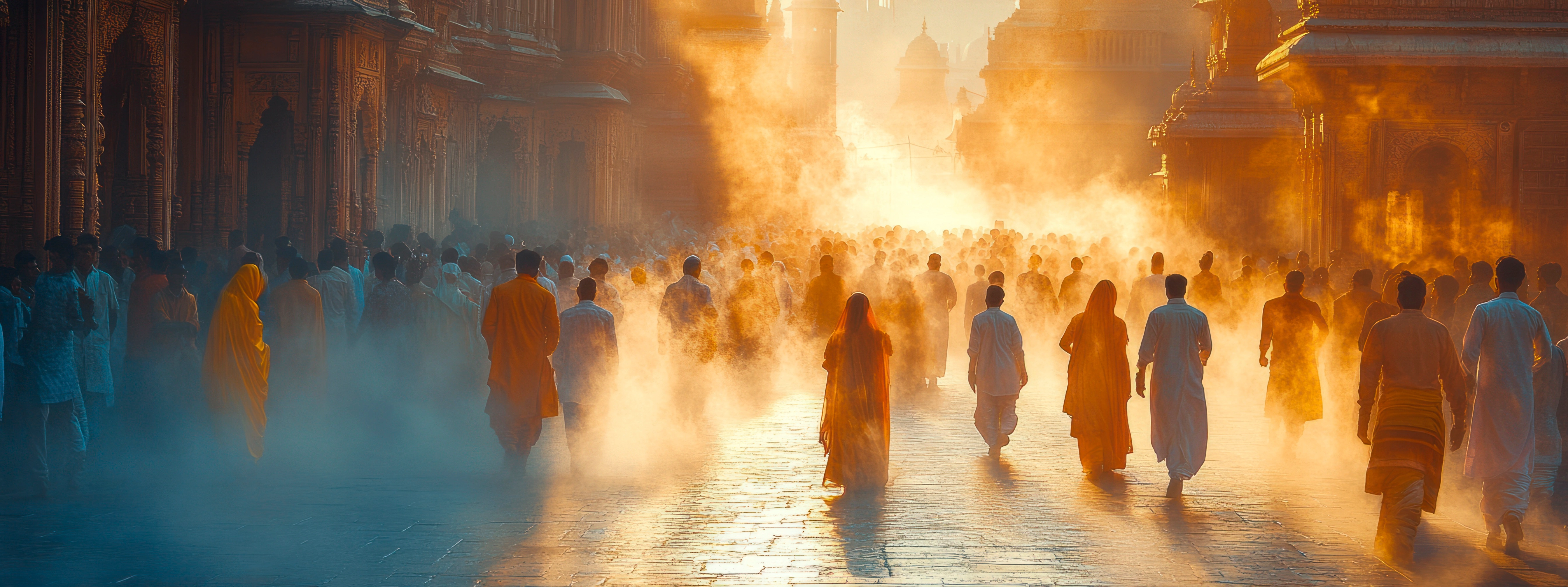 Bhaktamar Paath to start our journey in new temple